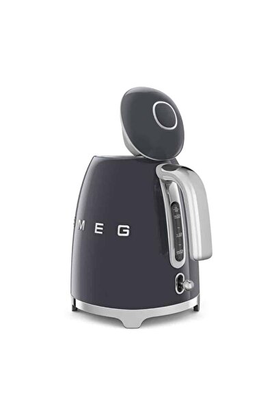 SMEG غلاية كهربائية على طراز الخمسينيات، سعة 1.7 لتر، باللون الرمادي