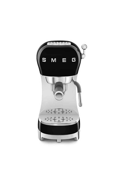 SMEG 50’s Retro Style Espresso Coffee Machine with Pump, Black