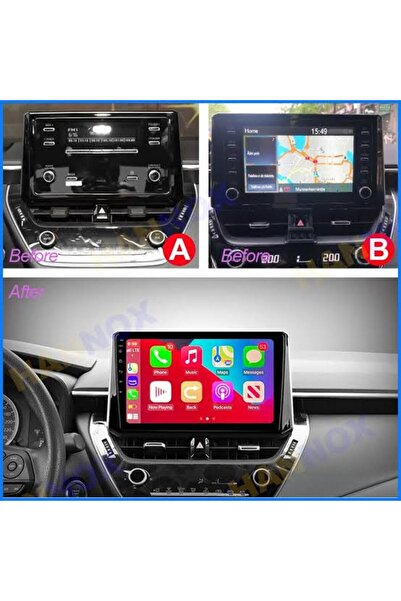 Naviactgo TOYOTA COROLLA Uyumlu Multimedy Android 10 inç Teyp 2Gb Ram 32gb hafıza Carplay Kamera Hediyeli