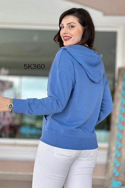 İnce Topuk Hooded 2 Thread Sweatshirt 5K360