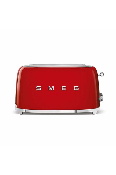 SMEG 50's Style 4-Slice Toaster, Red