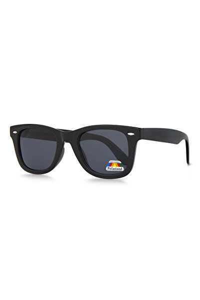 Zzla Rb Case Polarized Black Square Unisex Sunglasses