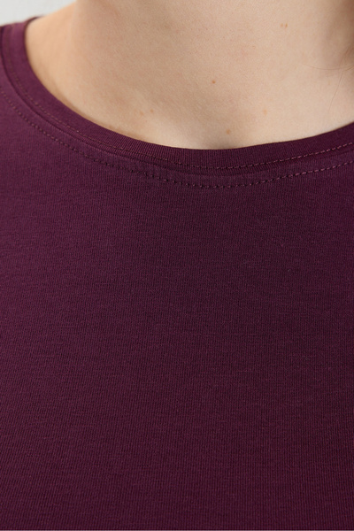 Addax B1496-dk2 Model Crew Neck Basic Μπλούζα