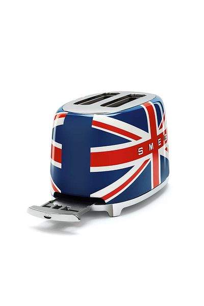 SMEG 50's Retro Style 2-Slice Toaster, Union Jack