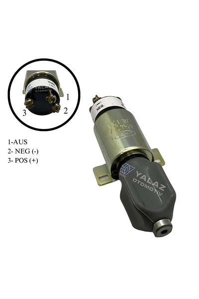 ylz 24v Stop Solenoid - Standing (3 Outputs) (PLT)