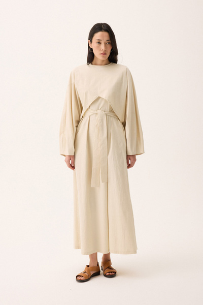 ZÜLAYS Croplu Elbise Takım Taş