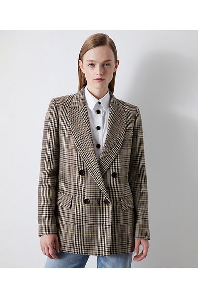 İpekyol Houndstooth Patterned Blazer