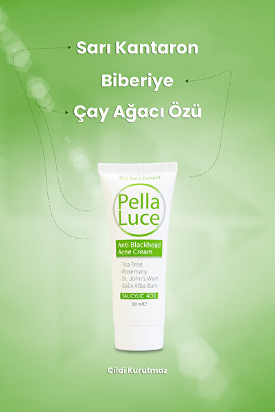 LAMOS İLAÇ Pella Luce Siyah Nokta Ve Kremi 50 ml - Çay Ağacı Özü, Biberiye Ve...