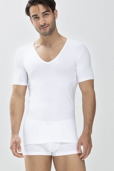 starsolmaz Men's V Neck Cotton Modal Stretchy Comfortable Short Sleeve T-Shirt Undershirt