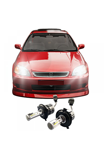 APEXİ HONDA CIVIC İES 2001-2004 ARASI UYUMLU  LED XENON OTO AMPULÜ H4 BEYAZ