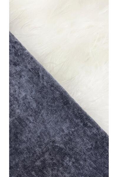 Sahaneev Babyface Kumaş Sandalye Kılıfı Koyu Gri Renk (6 ADET)