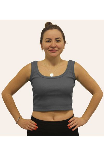 rood Γυναικείο Φαρδύ λουράκι Crop ATHLETE Camisole