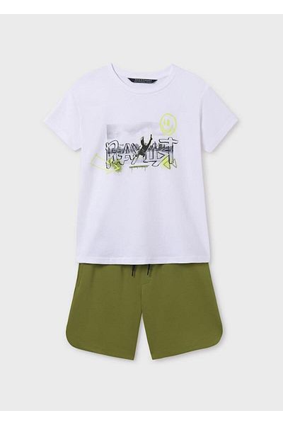 MAYORAL Boy's Shorts Suit 10-14 Years White