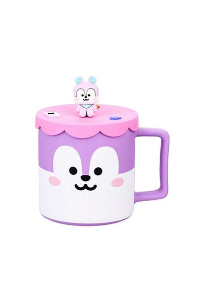 Miniso BT21 Collection Ceramic Cup with Silicone Lid (425mL)(MANG)