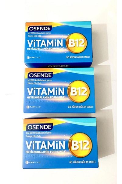 Osende Buy Vitamin B12 30 Tablets 3 Pieces