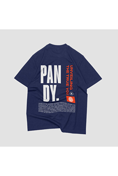 pandy Μπλουζάκι Unisex Pandy με εμπριμέ κοντομάνικο μπλουζάκι