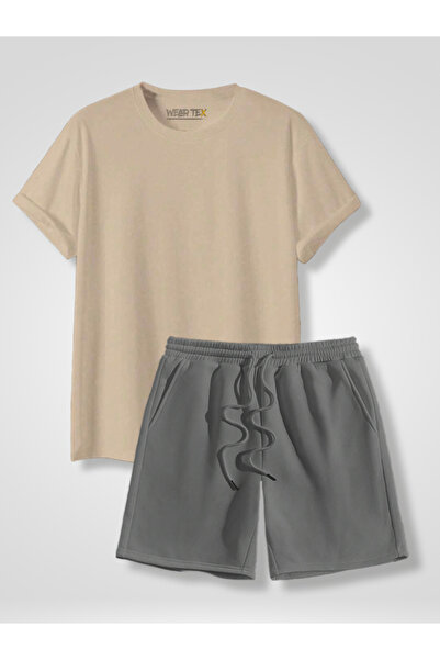 WEARTEX 2-Piece Shorts + Oversize T-Shirt Set