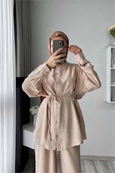 Dipmoda طقم حجاب نسائي مزدوج من الجاكار من الأعلى والأسفل DPMS053