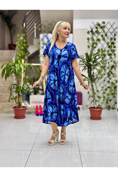 Punta Otantik FD17153 Viskon Elbise