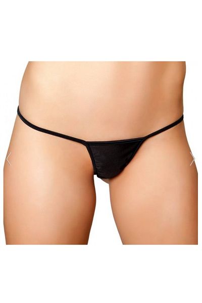 noirsecret Tegan Large Size Fancy Black Lame String Thong Tg 271288 -B