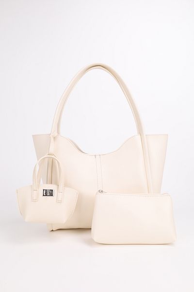 NOTHING Τσάντα Μακιγιάζ από Faux Leather - Γυναικεία Τσάντα Χεριού και Ώμου