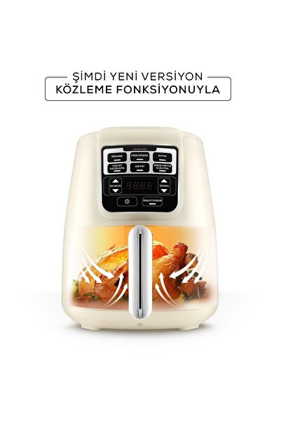 Karaca Fritöz Air Pro Cook Köz Xl Airfryer Starlight 4 Kişilik 6783seri