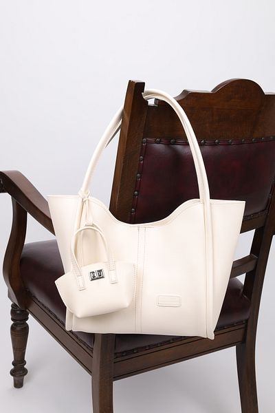 NOTHING Τσάντα Μακιγιάζ από Faux Leather - Γυναικεία Τσάντα Χεριού και Ώμου