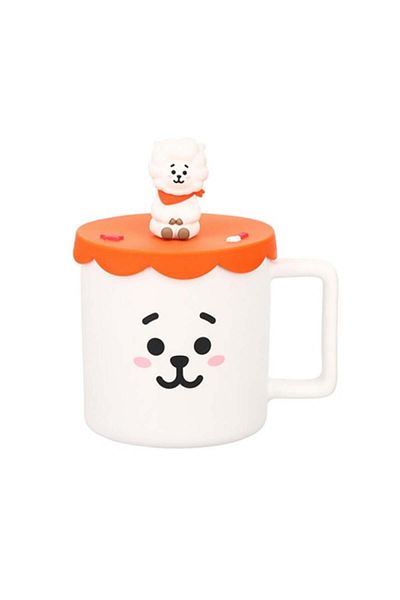 Miniso BT21 Collection Ceramic Cup with Silicone Lid (425mL)(RJ)