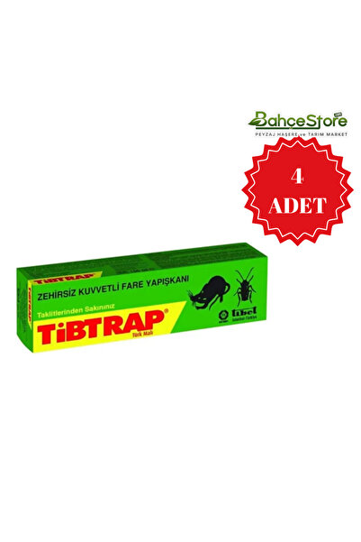 BAHÇESTORE Tibtrap Zehirsiz Fare Yapışkanı 125 ml 4 Adet