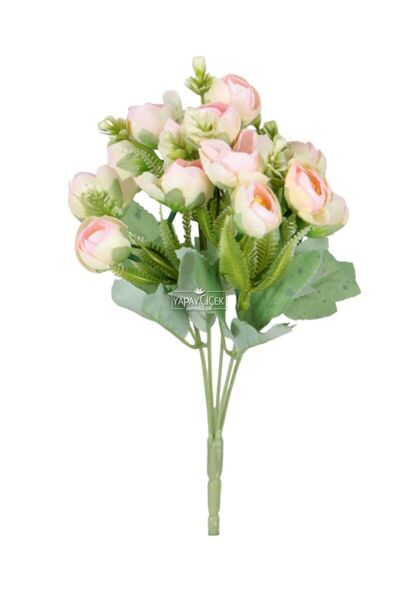 Yapay Çiçek Deposu Изкуствен мини букет от рози 32 см светлорозов