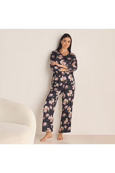 FAV Floral Print T-shirt and Pyjama Set