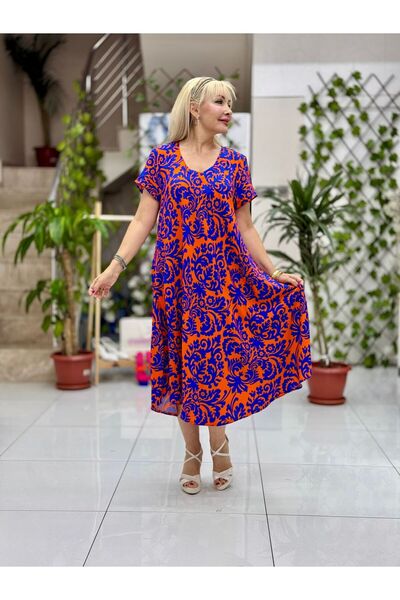 Punta Otantik FD17136 فستان فيسكوز فريدا