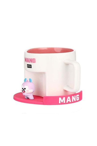 Miniso BT21 Collection Cartoon Ceramic Cup with Coaster (450mL)(MANG)