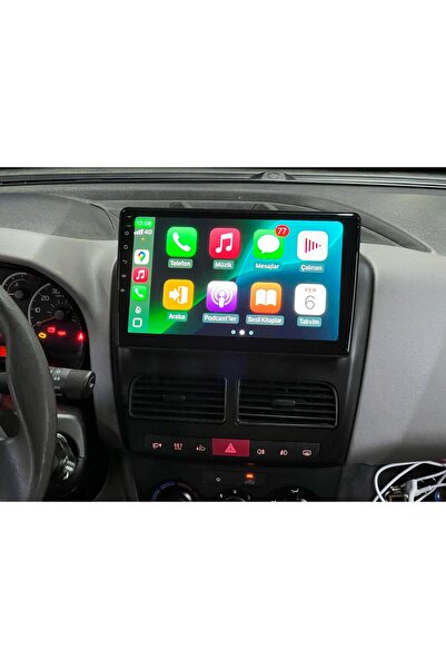 Carnavi Fi̇at Doblo D3 Uyumlu 10i̇nç Kablosuz Carplayli̇ Multi̇medya 4+64gb Ram