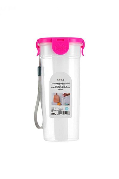 Miniso Sports Bottle 550ml - Red