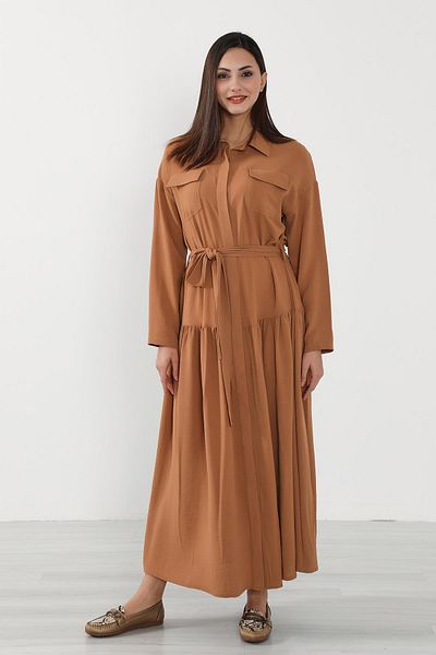 Aisha's Design Relaxed Fit Aerobin Shirt Dress,Elb-09