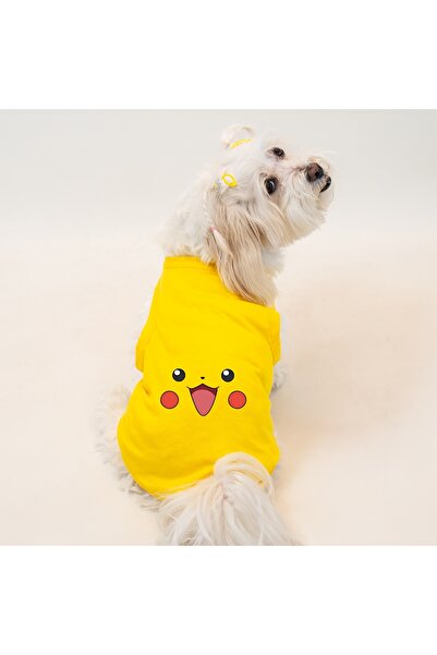Buddy Store Kedi & Köpek Kıyafeti Giysileri Kıyafetleri - Baskılı Sarı Atlet ...
