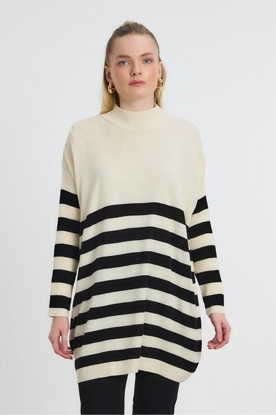 Rays 5325 Туніка з товстими смугами, екрю