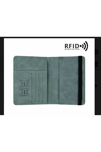 ORGANICYOU Retro Pu Ganzu Collection Rfid Passport Holder, Thin Wallet and Multi-Function Passport Wallet
