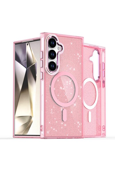 m.tk moveteck Samsung Galaxy S25 Plus Kılıf Magsafe Wirelles Şarj Destekli Pa...