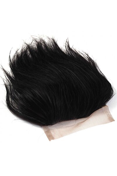 AYTUĞ PERUK % 100 Doğal Saç Tül Kakül / Tepelik / Siyah Renk / 8 Inç - 20 Cm