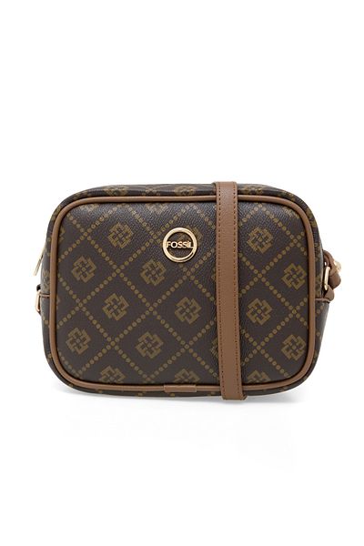 Fossil Кафява дамска чанта за през рамо 05FO25Y5031