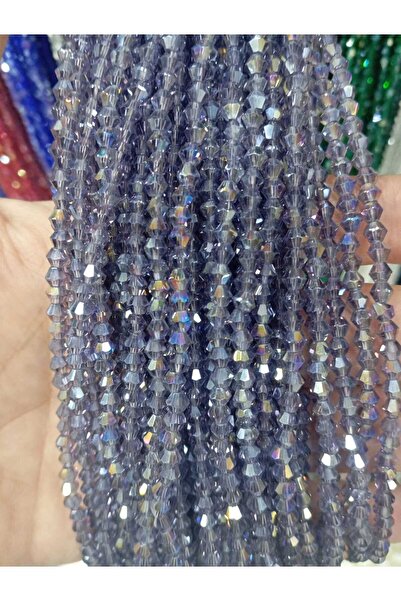 Ralp Moda 4 mm Cristal de sticlă PYRAMID Bijuterii hardware 3 șiruri 90-95 bu...