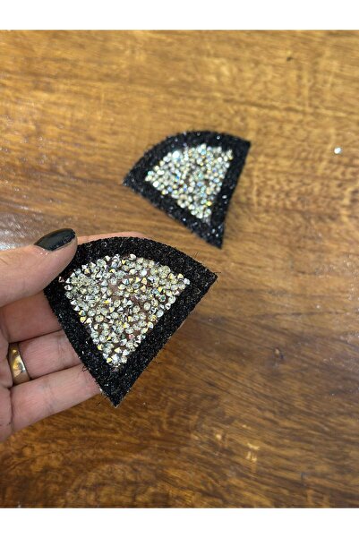 Gönülden Tasarım SET TRIUNGUL DE ARMATURA CU 2 PIESE FIER DE FIER ACCESORII DE CUSUT 7X6 CM