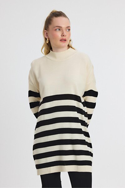 Rays 5325 Туніка з товстими смугами, екрю