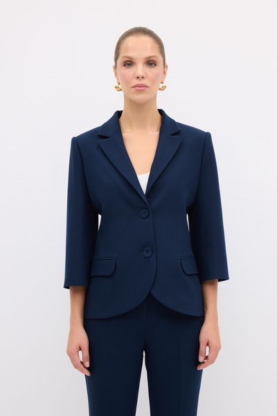 adL Cep Kapaklı 3/4 Kollu Ceket