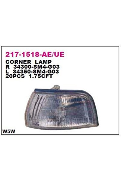 YEDEK PARÇA DEPO DEPO-217-1518R-AE - SINYAL LAMBASI ON SAG HONDA ACCORD 92-93
