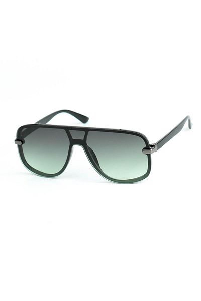 Di Caprio Men's Black Uv400 Protected Oval Model Sunglasses