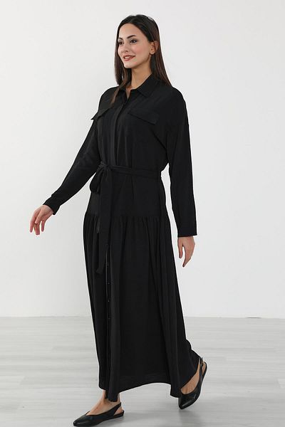 Aisha's Design Relaxed Fit Aerobin Shirt Dress,Elb-09