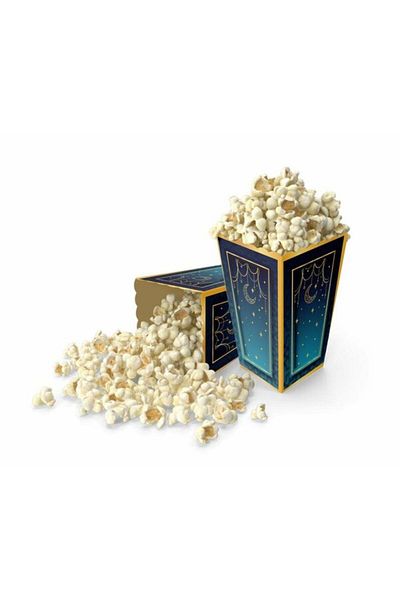 My Paper Craft Ramadan Special Patterned Navy Blue Corn Box of 8